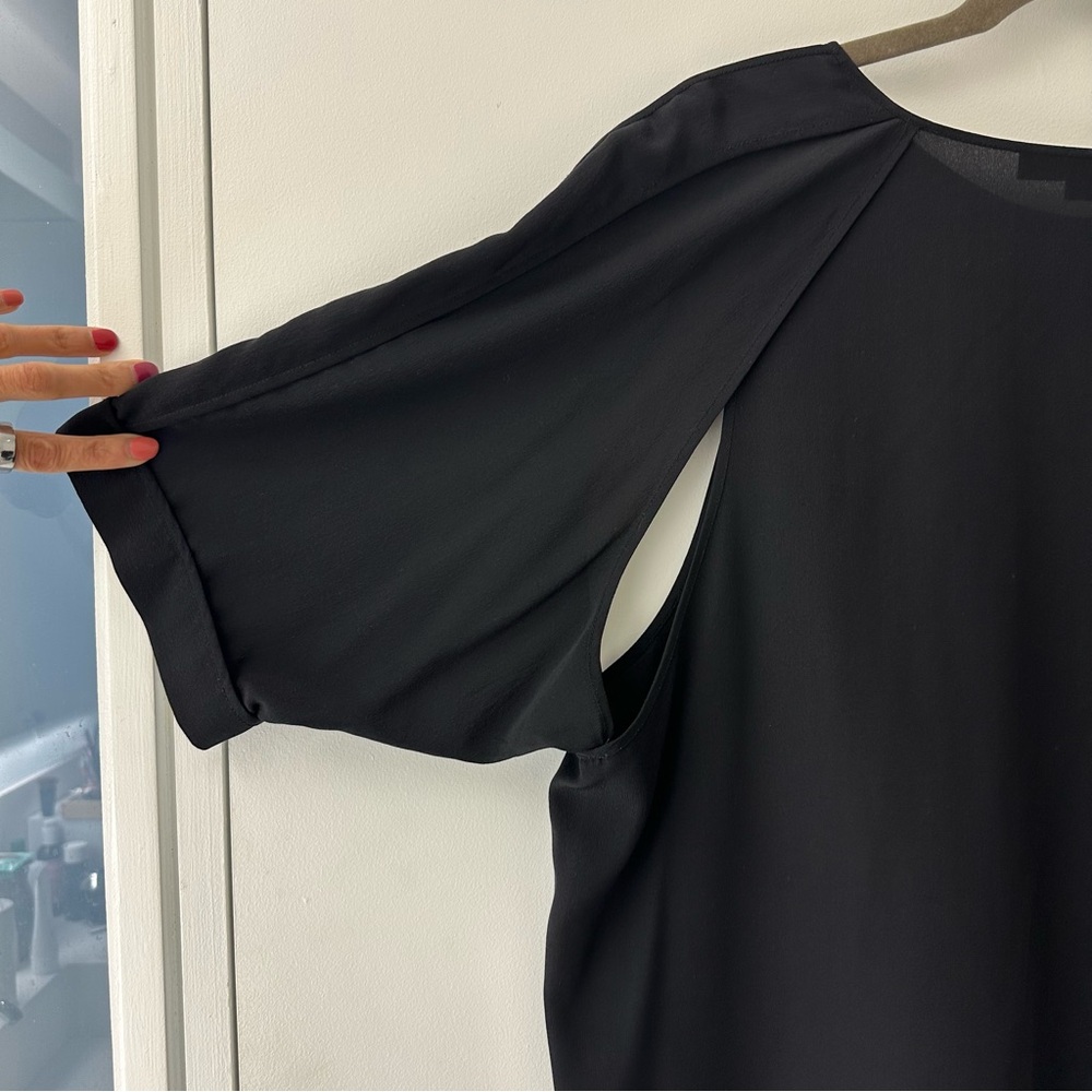 Alexander Wang Silk Cut-Out Blouse